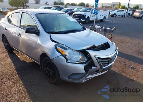2015 Nissan Versa 1.6 S+ из США, поврежденный, VIN 3N1CN7AP5FL925102